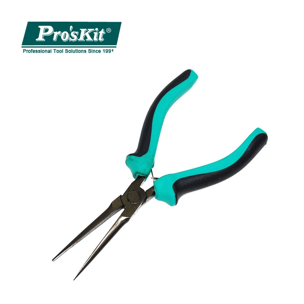 

Pro'sKit PM-746 Electrician Pliers Cutting Multifunctional S45C Hardness Permenorm Needle Nose Plier