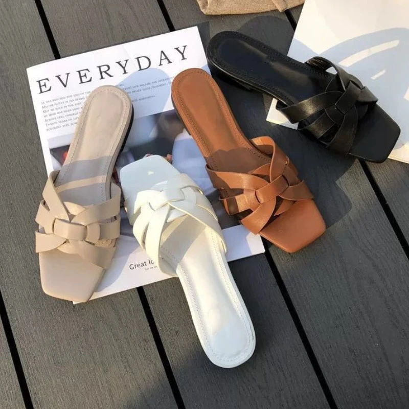 2022 Women Brand Slippers Summer Slides Open Toe Flat Casual Shoes Leisure Sandal Female Beach Flip Flops Big Size 41 sandals
2022 Women Brand Slippers Summer Slides Open Toe Flat Casual Shoes Leisure Sandal Female Beach Flip Flops Big Size 41 sandals