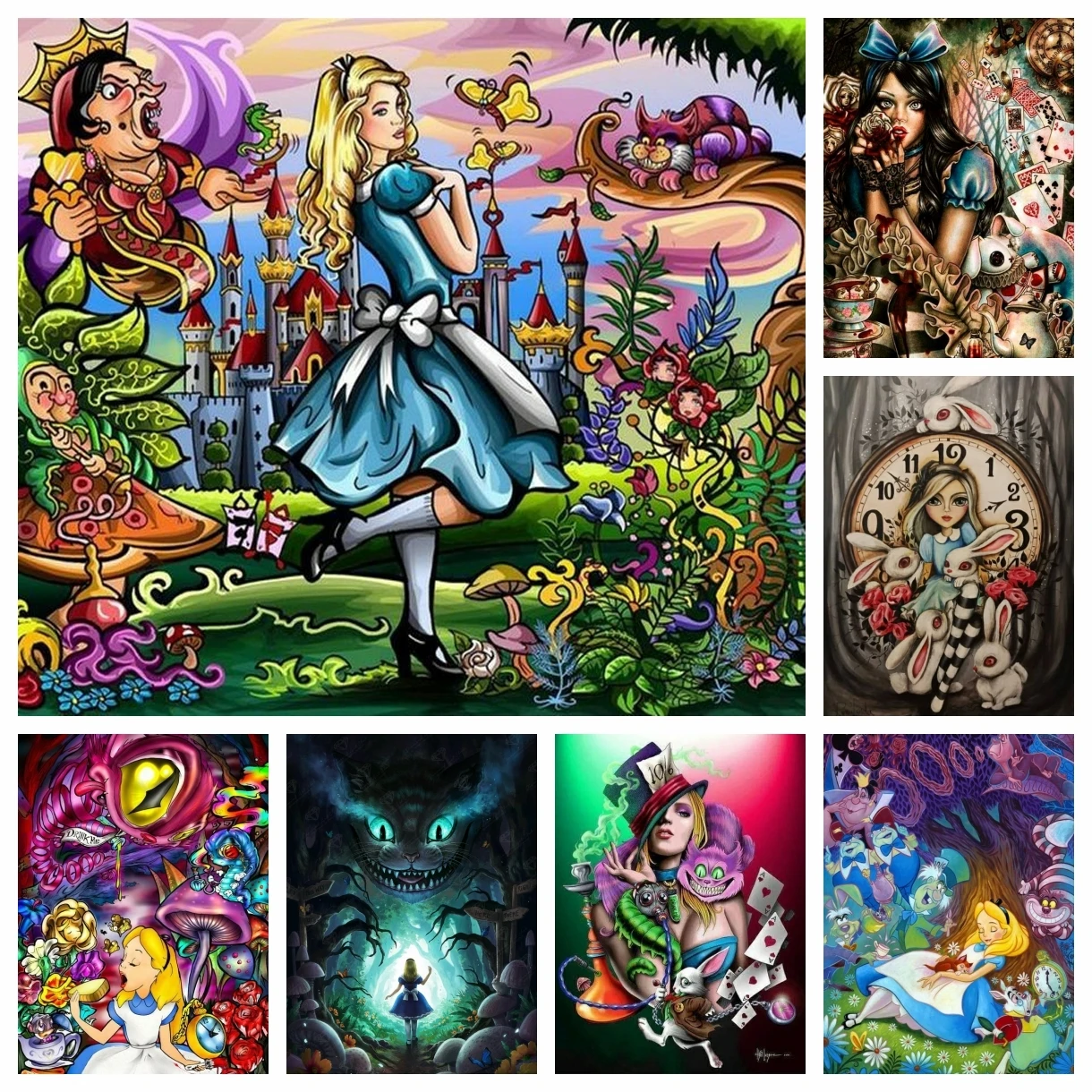 Alice In Wonderland Full Square Round Cross Stitch Rhinestones DIY Diamond Painting Disney Cartoon Mosaic Child's Birthday Gift
Alice In Wonderland Full Square Round Cross Stitch Rhinestones DIY Diamond Painting Disney Cartoon Mosaic Child's Birthday Gift
