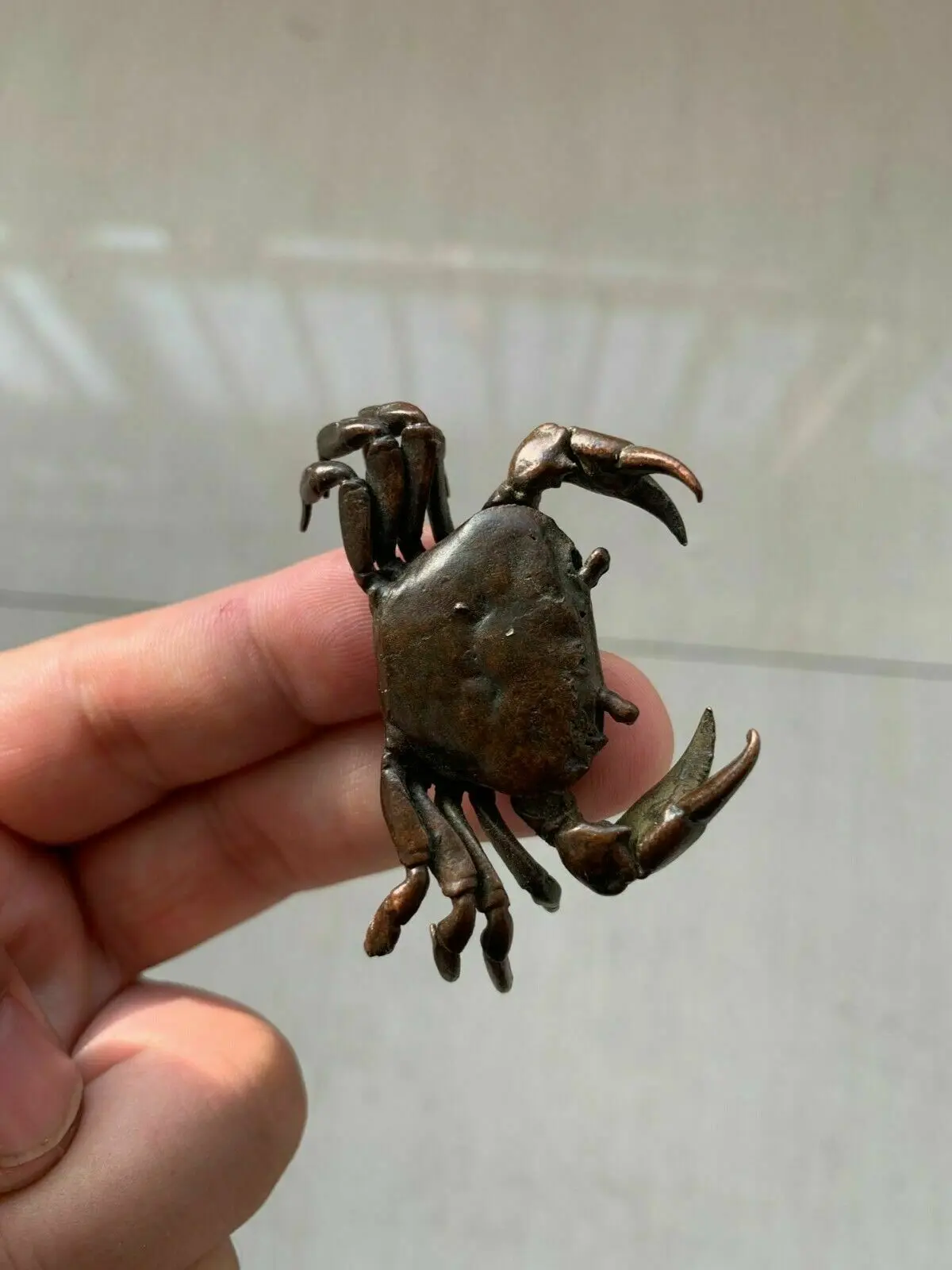 55mm Chinese Vintage Copper Handmade crab statue statues for decoration
55mm Chinese Vintage Copper Handmade crab statue statues for decoration