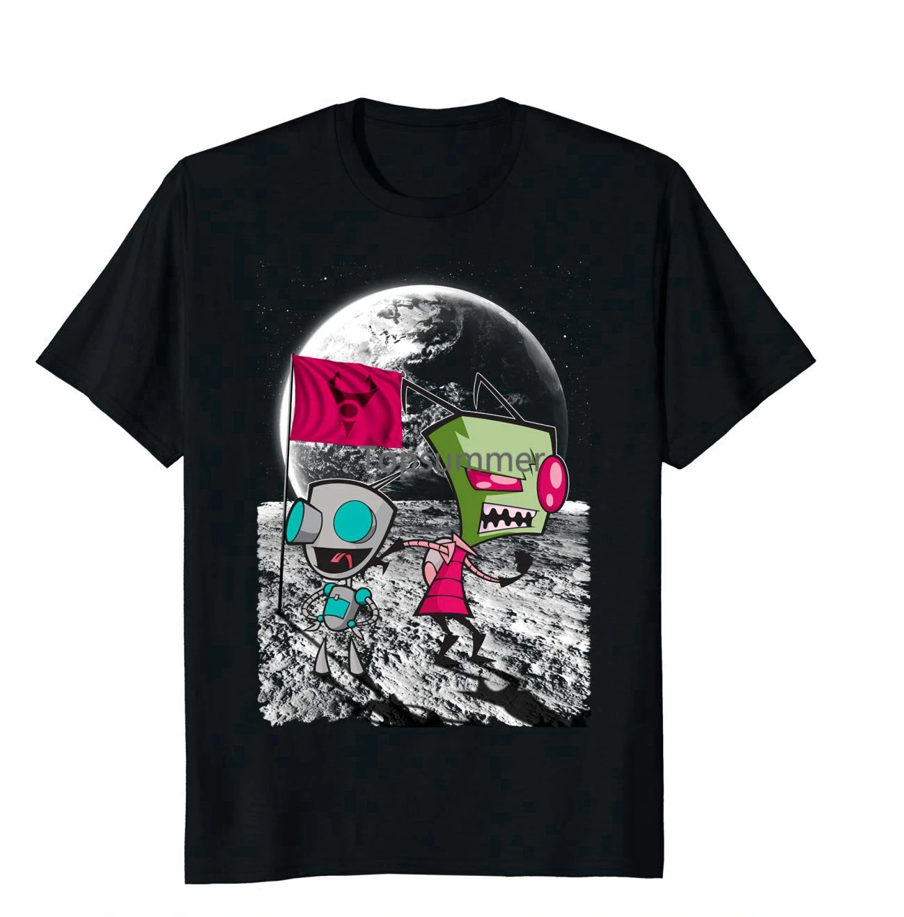 Женская футболка Invader Zim Man On The Moon, летняя забавная хлопковая хипстерская футболка, модная брендовая футболка в стиле Харадзюку
Женская футболка Invader Zim Man On The Moon, летняя забавная хлопковая хипстерская футболка, модная брендовая футболка в стиле Харадзюку