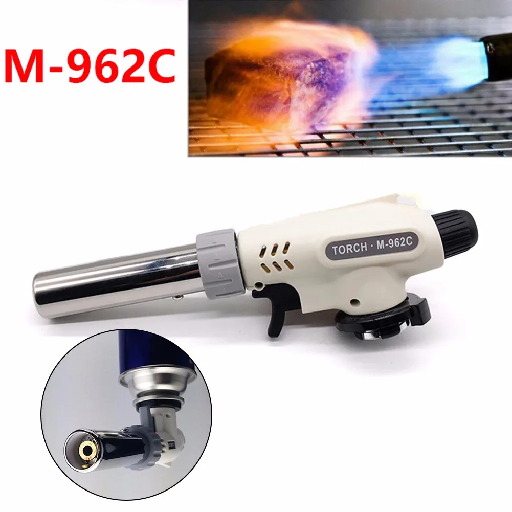 Portable 926C Torch Flame Gun Blowtorch Cooking Soldering Butane AutoIgnition Camping Welding Gas Torch Flame Gun BBQ Tool Part
Portable 926C Torch Flame Gun Blowtorch Cooking Soldering Butane AutoIgnition Camping Welding Gas Torch Flame Gun BBQ Tool Part