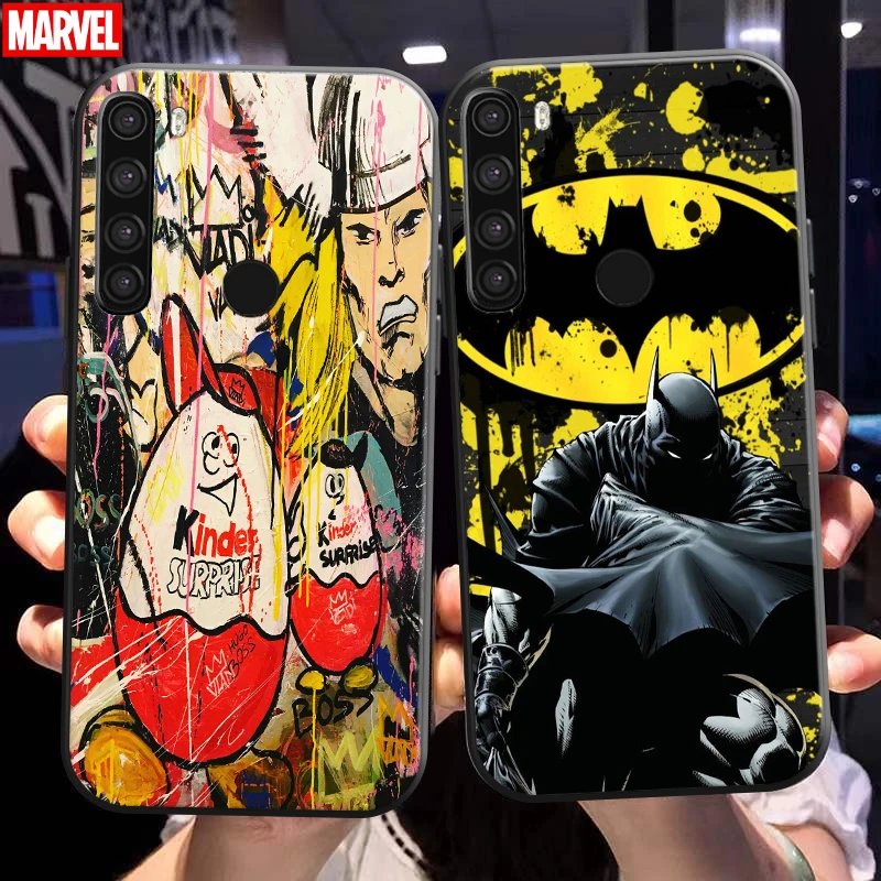 Marvel Street Graffiti Phone Case For Xiaomi Redmi Note 8 8T 8 Pro 2021 Redmi 8 8A Liquid Silicon Funda Coque Back Carcasa
Marvel Street Graffiti Phone Case For Xiaomi Redmi Note 8 8T 8 Pro 2021 Redmi 8 8A Liquid Silicon Funda Coque Back Carcasa