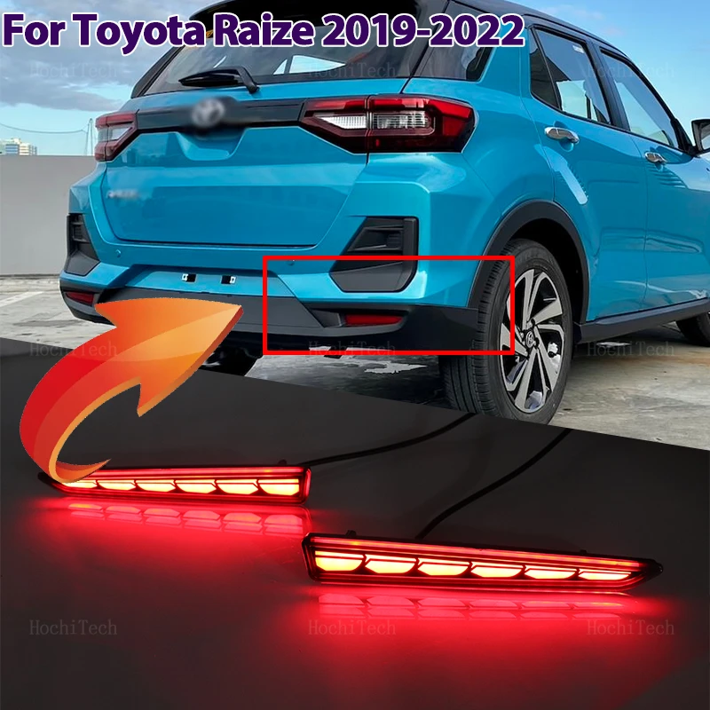 Functions LED Reflector Lamp Rear Fog Lamp Bumper Brake Light Dynamic Turn signal Lamp For Toyota Raize 2019-2022 Tanto-Custom
Functions LED Reflector Lamp Rear Fog Lamp Bumper Brake Light Dynamic Turn signal Lamp For Toyota Raize 2019-2022 Tanto-Custom