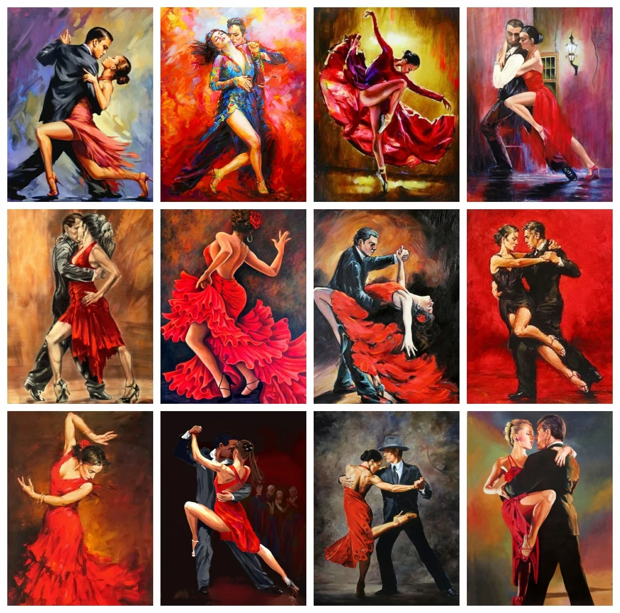 AZQSD Drawing By Numbers Woman In Red Couple Dancer Frameless Canvas Painting By Numbers Portrait Handpainted Wall Decor Gift
AZQSD Drawing By Numbers Woman In Red Couple Dancer Frameless Canvas Painting By Numbers Portrait Handpainted Wall Decor Gift