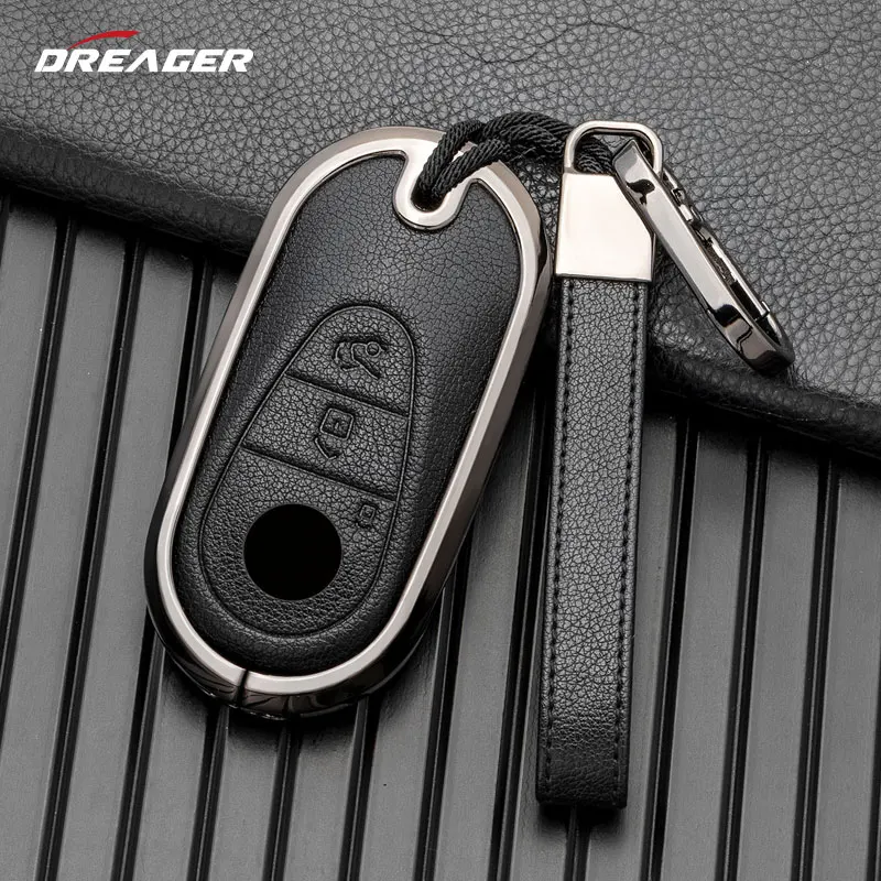 Alloy Leather Car Key Cover for Mercedes Benz Key Case Original for Benz C S A Class Eqs Amg W206 W223 C260 C300 S400 S450 Shell
Alloy Leather Car Key Cover for Mercedes Benz Key Case Original for Benz C S A Class Eqs Amg W206 W223 C260 C300 S400 S450 Shell
