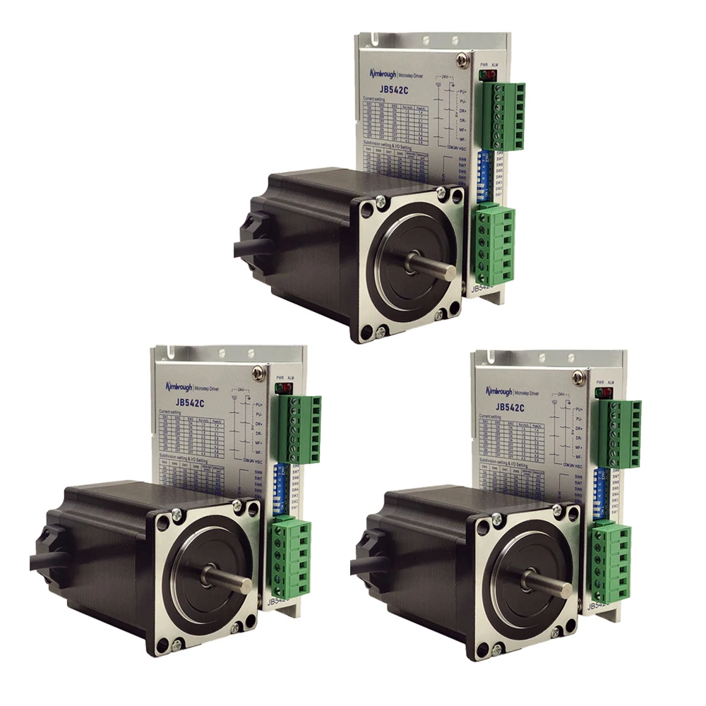 Шаговый двигатель NEMA23, 3 оси 6,35 нм (8,0 унций-дюйм), 1,0/мм, диаметр вала А и драйвер-а, Φ 1-микро
Шаговый двигатель NEMA23, 3 оси 6,35 нм (8,0 унций-дюйм), 1,0/мм, диаметр вала А и драйвер-а, Φ 1-микро