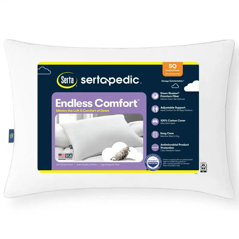 Endless Comfort Bed Pillow, Standard/Queen Almohada para extensiones de pestañas Plane pillow подушка для сна Mate
Endless Comfort Bed Pillow, Standard/Queen Almohada para extensiones de pestañas Plane pillow подушка для сна Mate