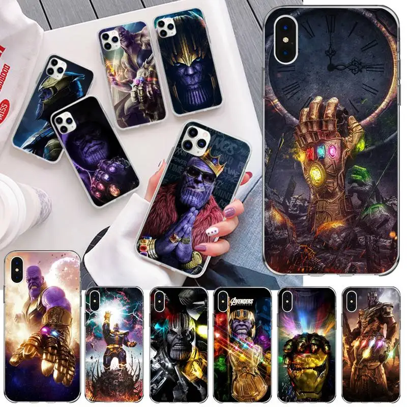 SNM Thanos hero Avengers Marvel Phone Case For iphone 13 12 11 Pro Mini XS Max 8 7 Plus X SE 2020 XR Silicone Soft Cover
SNM Thanos hero Avengers Marvel Phone Case For iphone 13 12 11 Pro Mini XS Max 8 7 Plus X SE 2020 XR Silicone Soft Cover