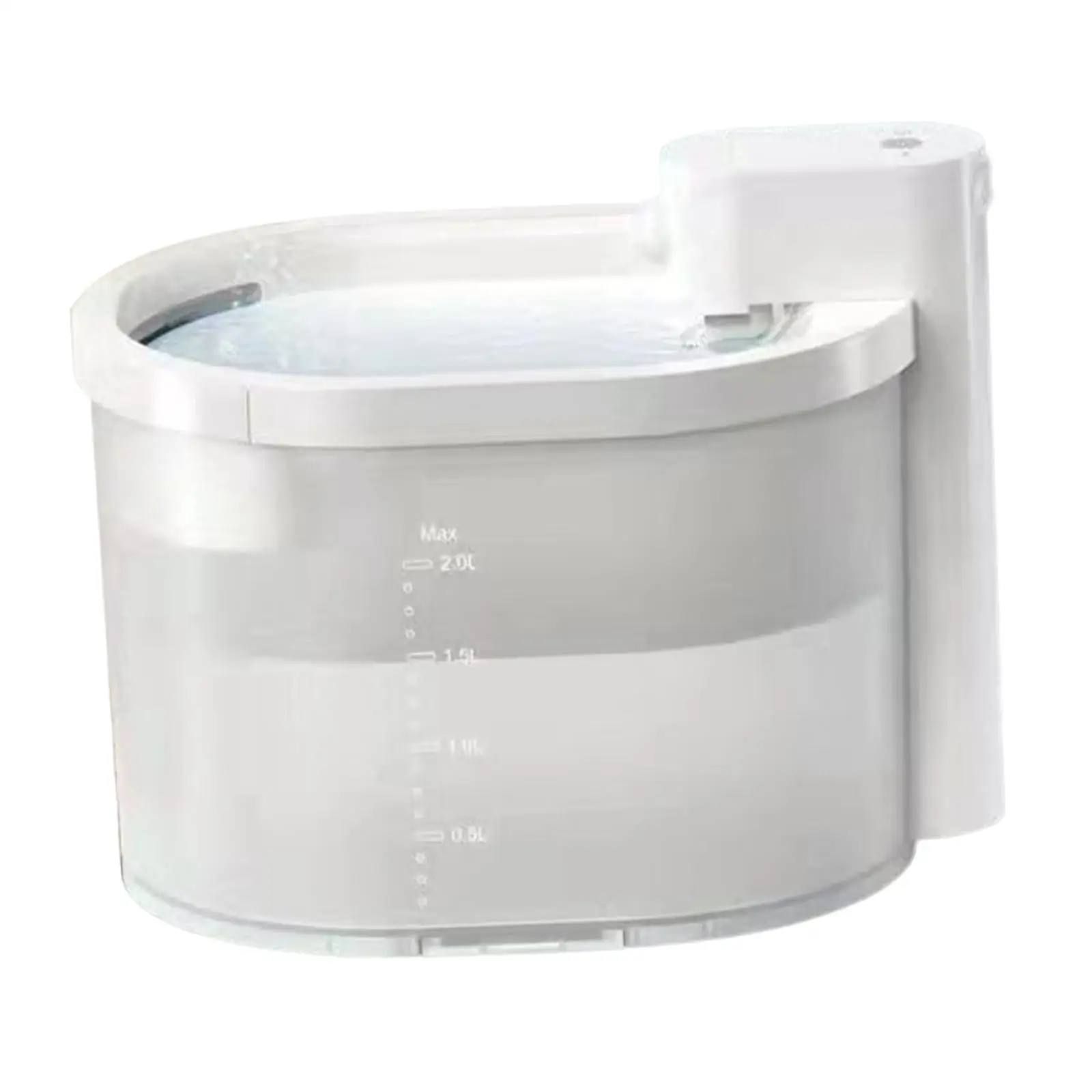 Electric Cat Water Fountain Visible Water Level Transparent Indoor 2L Auto Circulating Pet Waterer for Puppies Small Animals Cat
Electric Cat Water Fountain Visible Water Level Transparent Indoor 2L Auto Circulating Pet Waterer for Puppies Small Animals Cat