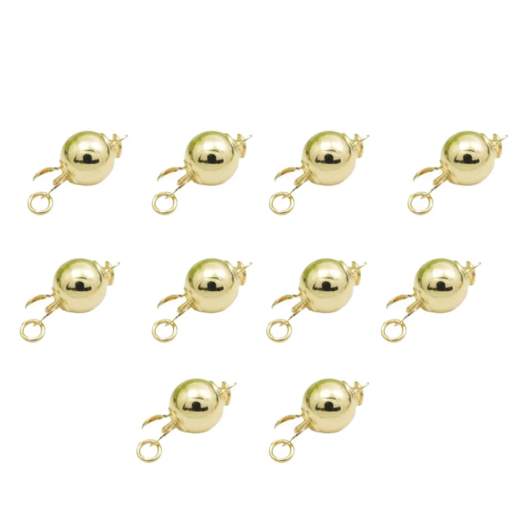10 Pieces Professional Jewelry Decoration with Buckle Polished Jewellery Making Decor DIY Crafting Handicraft Gold
10 Pieces Professional Jewelry Decoration with Buckle Polished Jewellery Making Decor DIY Crafting Handicraft Gold