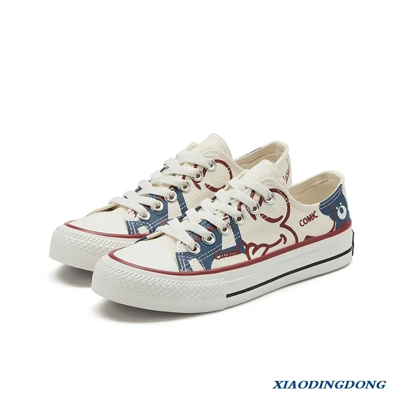New Women's Shoes Canvas Sneakers For Ladies Lace Up Sports Shoes for Girls Cartoon Bear Comfortable
New Women's Shoes Canvas Sneakers For Ladies Lace Up Sports Shoes for Girls Cartoon Bear Comfortable