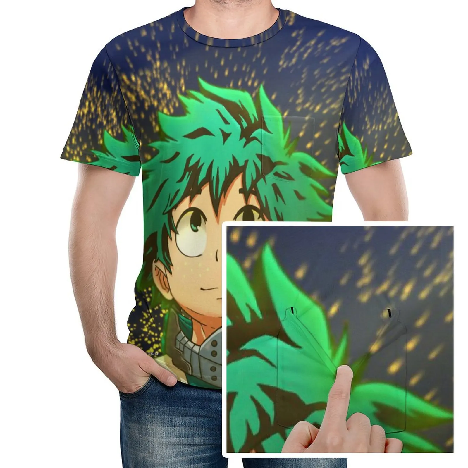 Anime My Hero Academia Men's New Summer 3D Pink Tulip Flower T-shirt Casual 3D Printing T-shirt
Anime My Hero Academia Men's New Summer 3D Pink Tulip Flower T-shirt Casual 3D Printing T-shirt