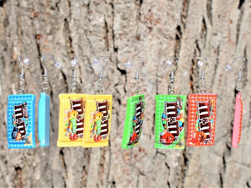 Novell M Chocolate Candy Earrings Sterling Silver Plated Nickel Free Hypoallergic Creative Resin Earrings Fun and Cute Women's
Novell M Chocolate Candy Earrings Sterling Silver Plated Nickel Free Hypoallergic Creative Resin Earrings Fun and Cute Women's