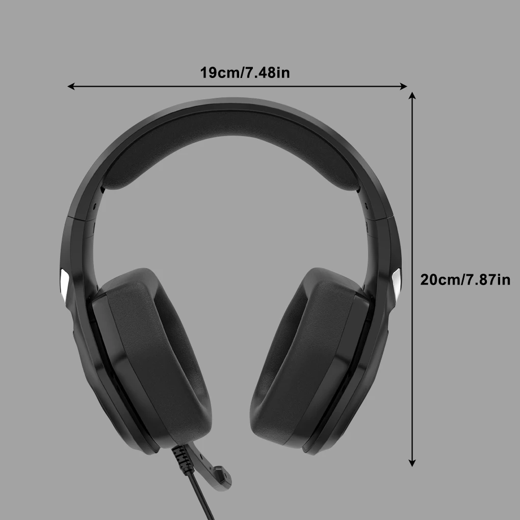 Game Earphone 3.5mm LED Wired Gaming Headphone Stereo RGB Portable Headset with Microphone
Game Earphone 3.5mm LED Wired Gaming Headphone Stereo RGB Portable Headset with Microphone