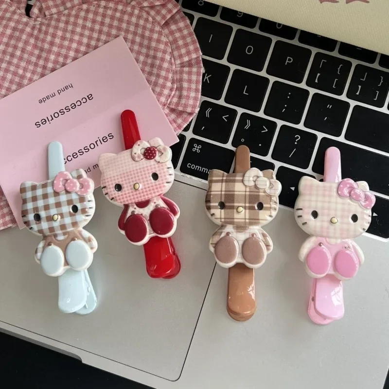 Sanrio мультфильм милый плед HelloKitty большой зажим в виде утконоса девушка макияж