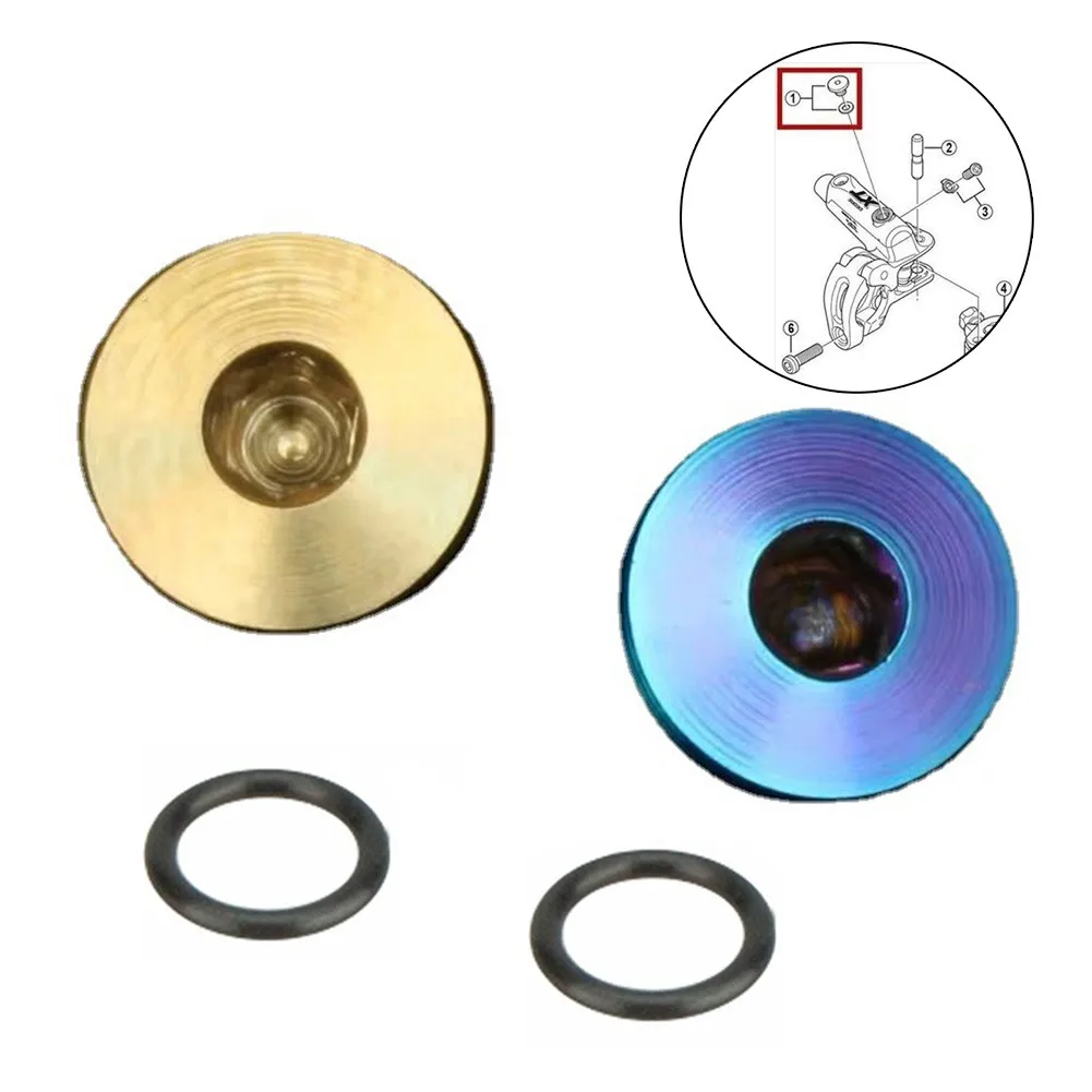 Steel O-Ring Screw Titanium 8.85mm/10mm Bicycle Bleed Colorful For XT SLX Zee Deore LX Durable New Bicycle Accessories
Steel O-Ring Screw Titanium 8.85mm/10mm Bicycle Bleed Colorful For XT SLX Zee Deore LX Durable New Bicycle Accessories
