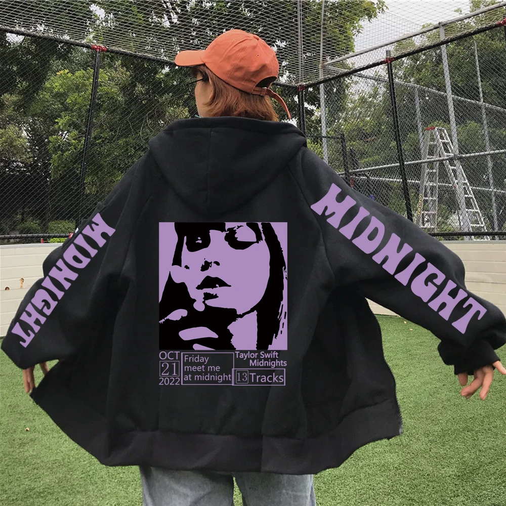 Hot Taylor Midnights Album Swift Zipper Hoodies Sweatshirt Unisex Long Sleeve Pullovers Clothes
Hot Taylor Midnights Album Swift Zipper Hoodies Sweatshirt Unisex Long Sleeve Pullovers Clothes