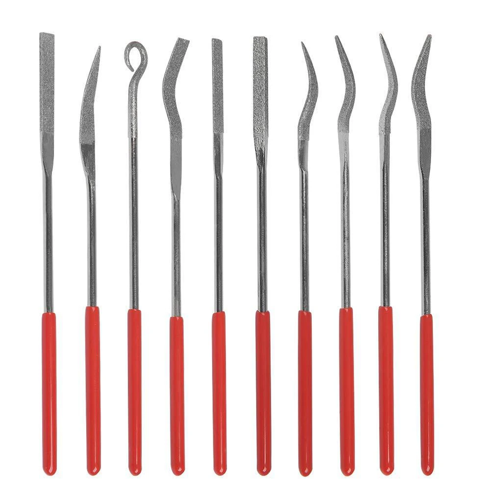10PCS 3*140mm Diamond Needle File Set Home DIY Hand Tools Portable Craft Files For Metal Stone Glass Ceramic Wood Carving
10PCS 3*140mm Diamond Needle File Set Home DIY Hand Tools Portable Craft Files For Metal Stone Glass Ceramic Wood Carving