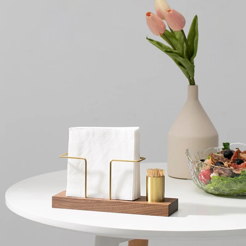 Wooden Napkin Holder Home Napkin Table Container Gold Tissue Case With Toothpick for Restaurant Decoration Kitchen Accessories
Wooden Napkin Holder Home Napkin Table Container Gold Tissue Case With Toothpick for Restaurant Decoration Kitchen Accessories