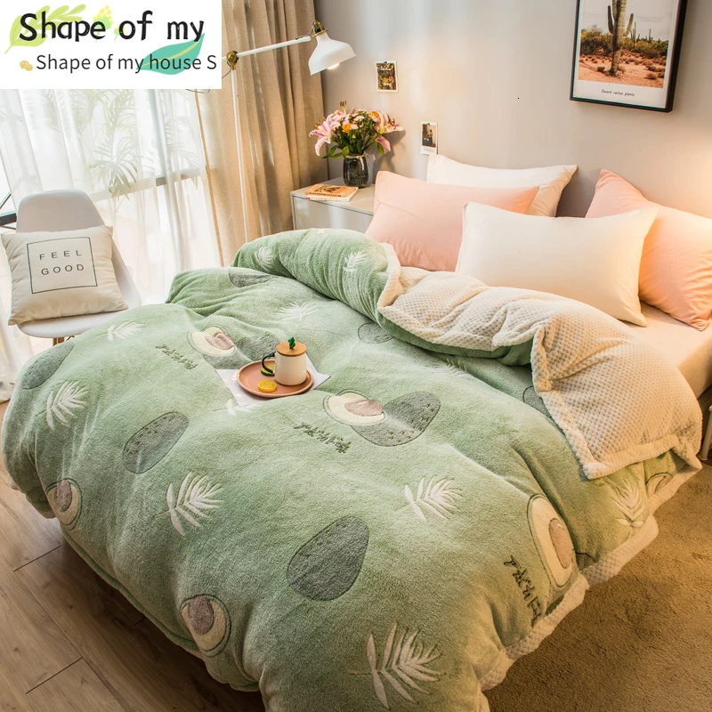 2021 New Avocado Pattern Super Soft Raschel Blanket Thick Coral Fleece Plush Duvet Cover Double Side Warm Blankets For Bed
2021 New Avocado Pattern Super Soft Raschel Blanket Thick Coral Fleece Plush Duvet Cover Double Side Warm Blankets For Bed