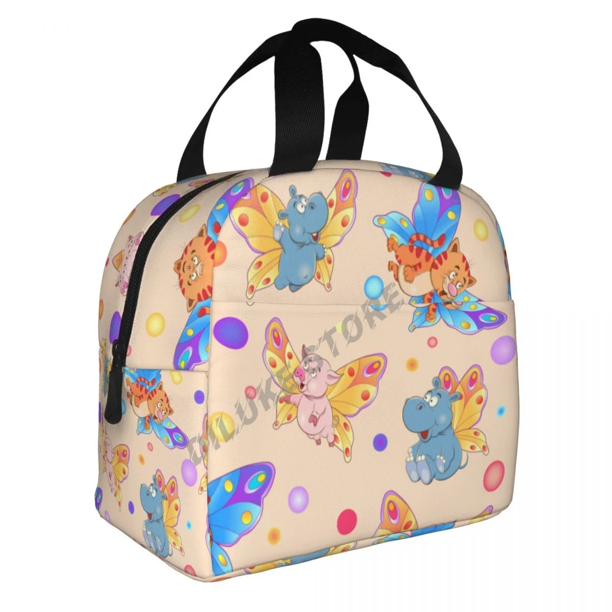 Cats, Pigs And Hippos Animals Depict Happy Butterflies insulated Lunch Bags Food Case Cooler Warm Bento Box for Kids Lunch Box
Cats, Pigs And Hippos Animals Depict Happy Butterflies insulated Lunch Bags Food Case Cooler Warm Bento Box for Kids Lunch Box