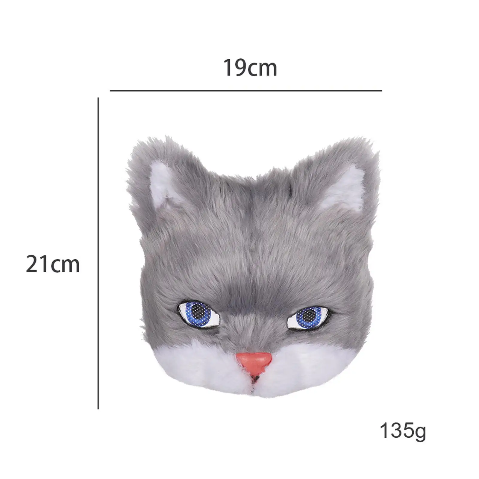 3D Plush Cat Mask Animal Mask Half Eye Mask Simulation Mask for Kids Adults for Carnival Masquerade Holiday Easter Cosplay
3D Plush Cat Mask Animal Mask Half Eye Mask Simulation Mask for Kids Adults for Carnival Masquerade Holiday Easter Cosplay