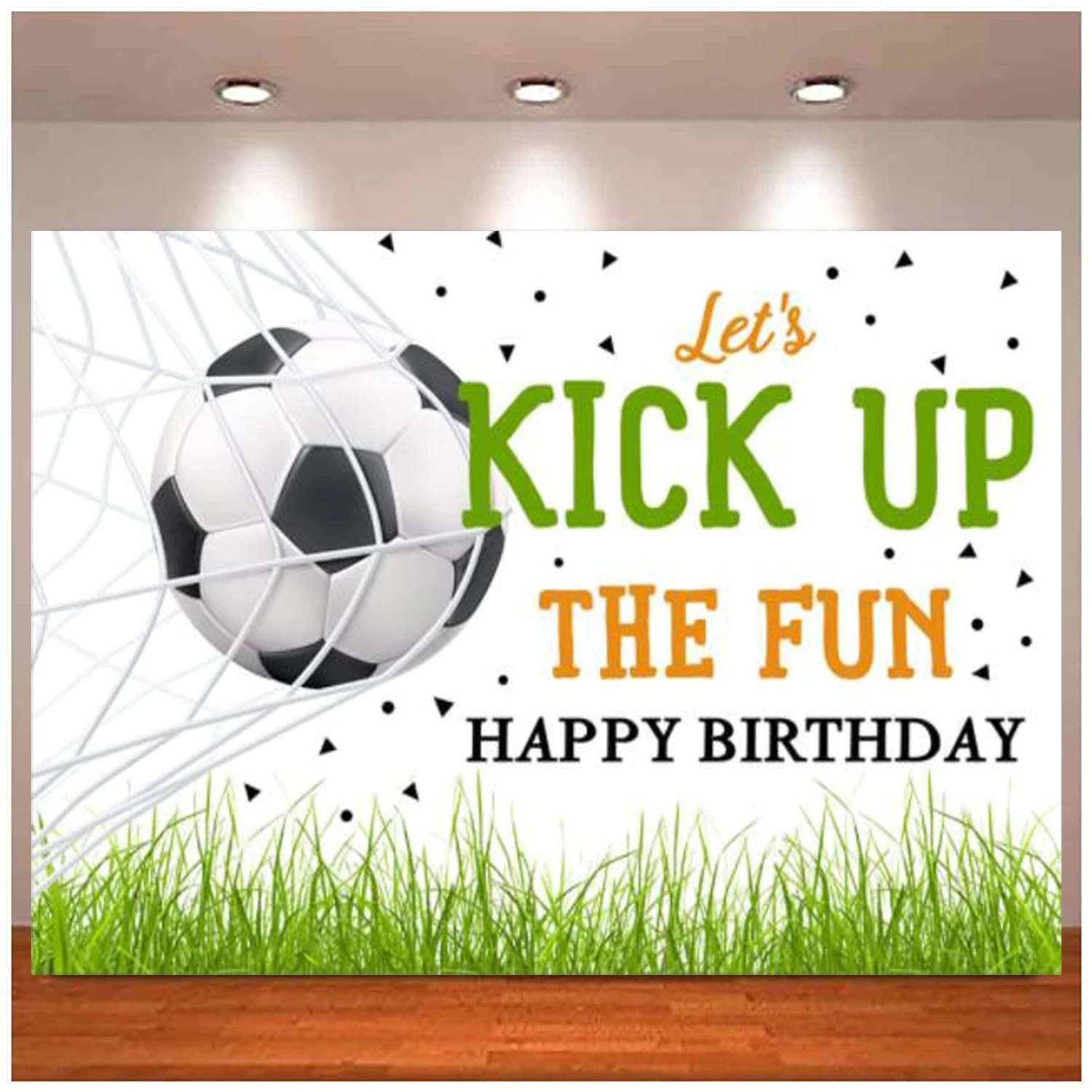 Photography Backdrop Lets Kick up The Fun Football Birthday Party Background Soccer Sport Bday Boys Kids Banner Cake Table Decor
Photography Backdrop Lets Kick up The Fun Football Birthday Party Background Soccer Sport Bday Boys Kids Banner Cake Table Decor