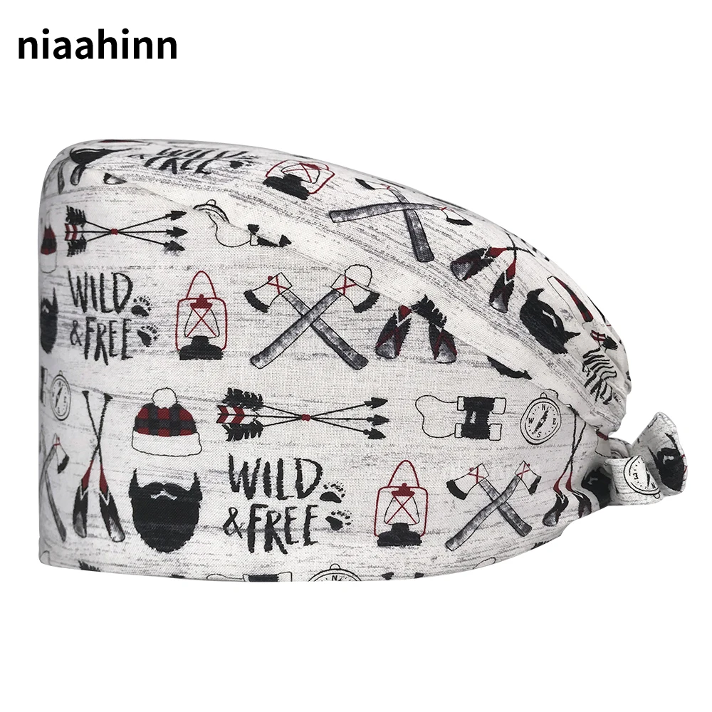 Print Nurse Surgical Cap Female Cute Dentist Doctor Medical Caps Cotton Operating Room Hats Multi-purpose Adjustable Beauty Hats
Print Nurse Surgical Cap Female Cute Dentist Doctor Medical Caps Cotton Operating Room Hats Multi-purpose Adjustable Beauty Hats