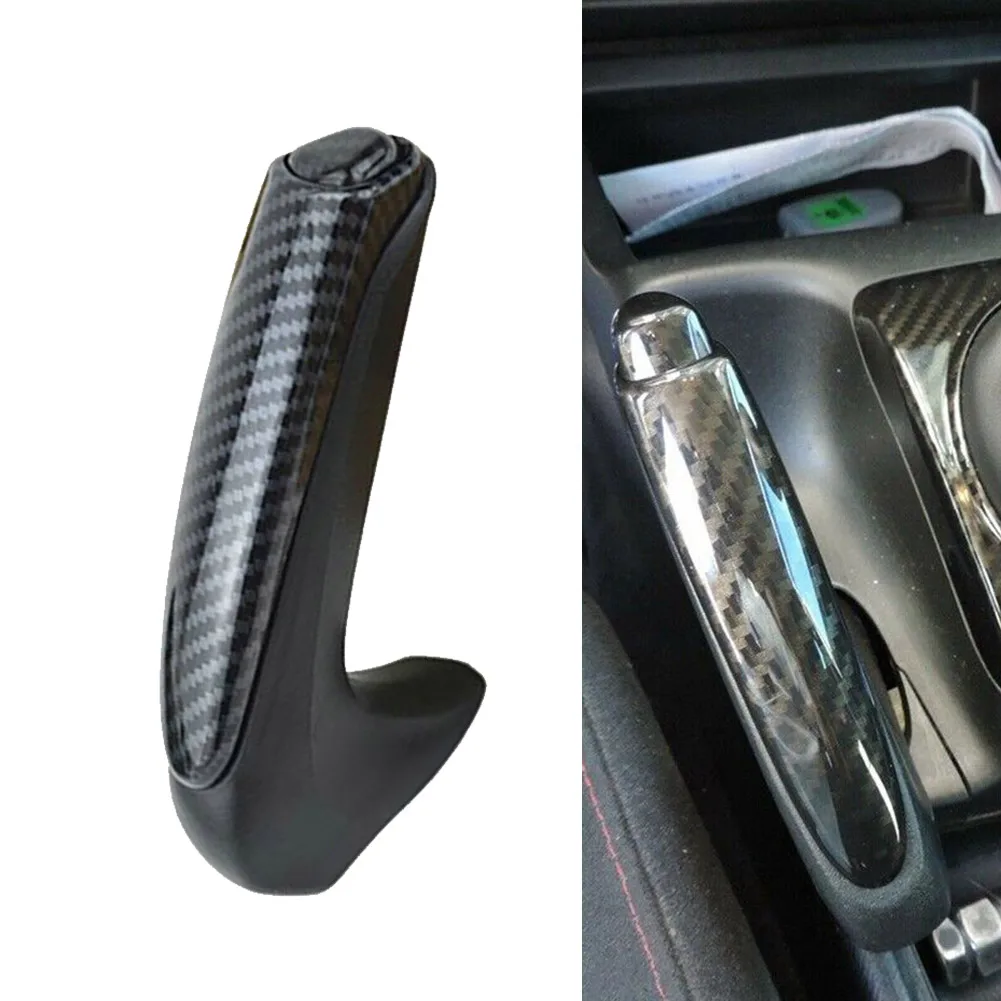 

Накладка на передний ручной тормоз из углеродного волокна, рукоятка ручного тормоза, литье, наклейки для Honda Civic Coupe Sedan 2006-2011, автомобильные запчасти