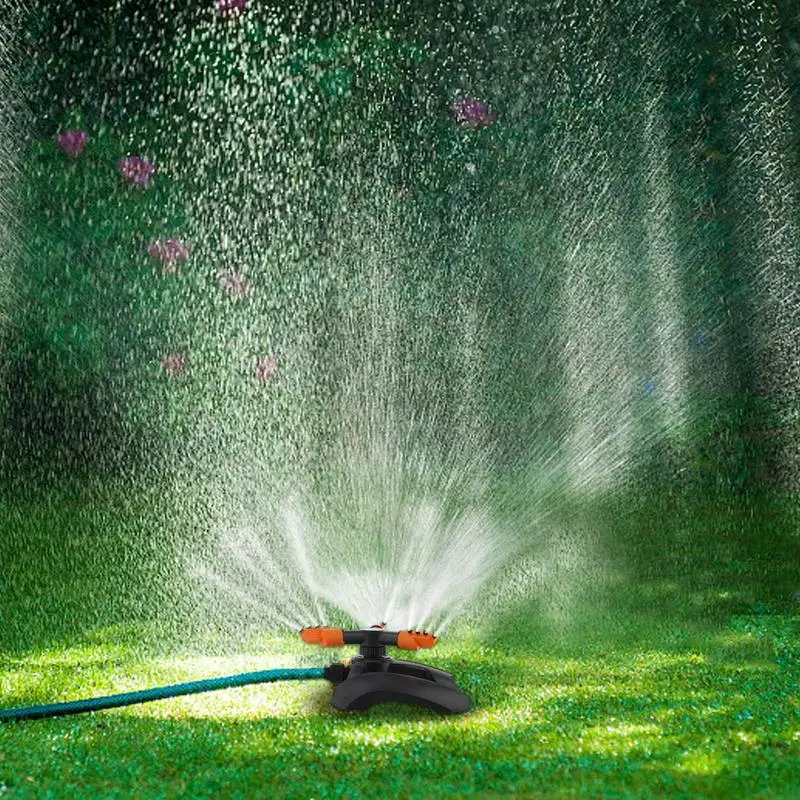 

Lawn Sprinklers For Yard 360 Degree Automatic Rotating Water Sprayer 30 Feet Spraying Range Sprinkler For Irrigating Garden Tool