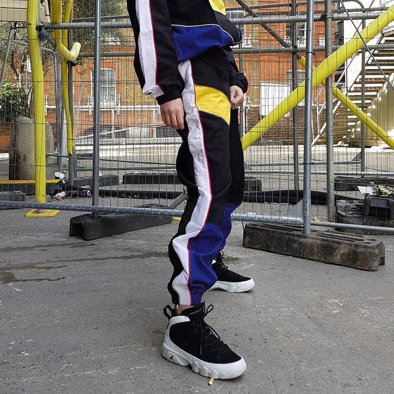 Summer Sprot High Waist Men women's casual pants stitching contrast color leggings women's harem pants trousers Streetwear Pant
Summer Sprot High Waist Men women's casual pants stitching contrast color leggings women's harem pants trousers Streetwear Pant