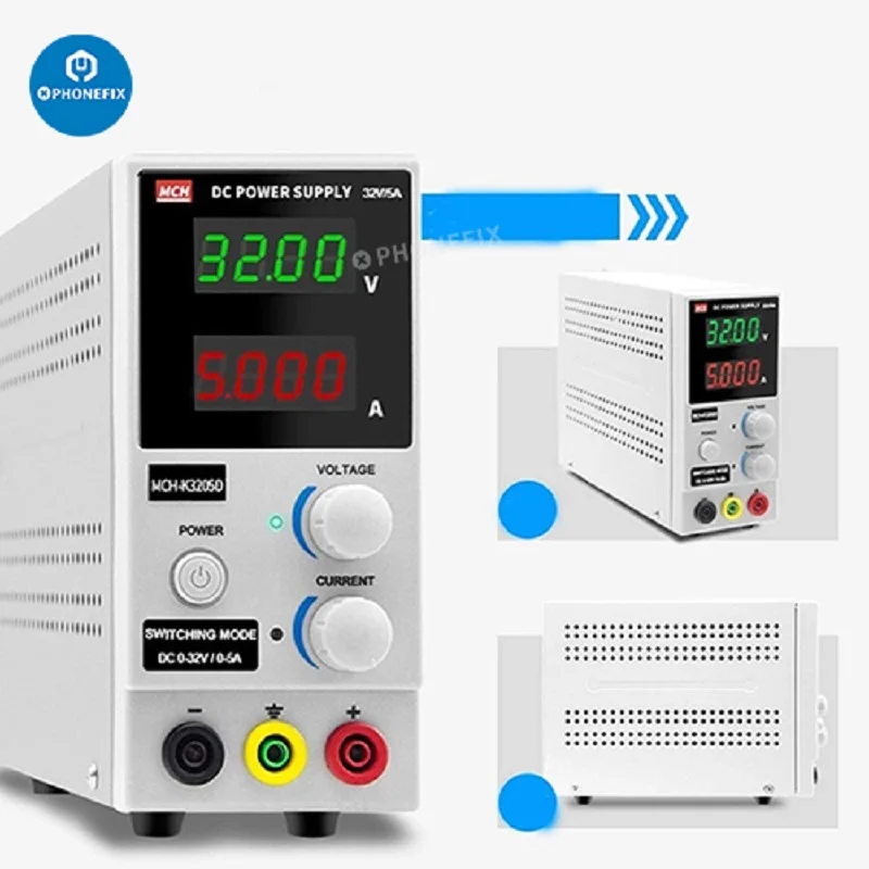 Регулируемый источник питания постоянного тока MCH-K3206D KA3005D, 32 В, 6 А, регулируемое программируемое хранилище постоянного тока, 3 группы, регулятор напряжения источника питания постоянного тока 
Регулируемый источник питания постоянного тока MCH-K3206D KA3005D, 32 В, 6 А, регулируемое программируемое хранилище постоянного тока, 3 группы, регулятор напряжения источника питания постоянного тока