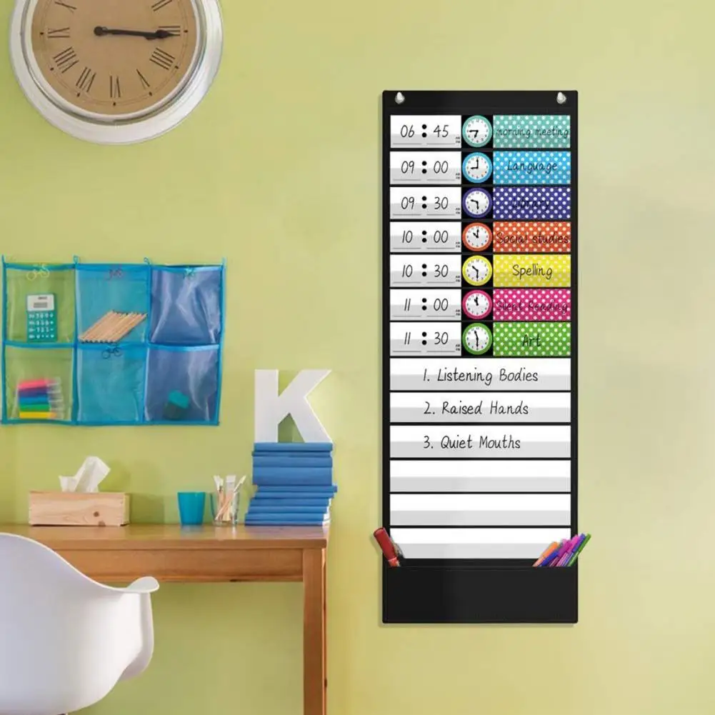 Daily Schedule Pocket Chart 13+1 Pockets Educational Chart for Classroom Office Home Preschool Activity Schedule Chart
Daily Schedule Pocket Chart 13+1 Pockets Educational Chart for Classroom Office Home Preschool Activity Schedule Chart