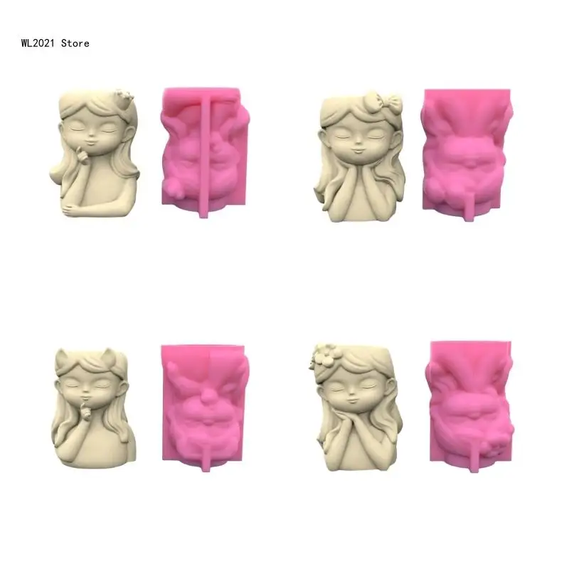 Silicone Planter Mold Girl Flower Pot Mold with Wing Pen Holder Resin Mold Concrete Resin Mold DIY Craft
Silicone Planter Mold Girl Flower Pot Mold with Wing Pen Holder Resin Mold Concrete Resin Mold DIY Craft