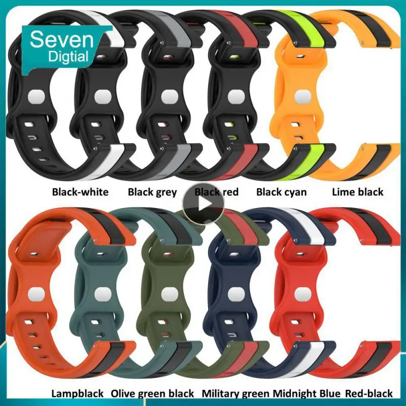 

20mm 22mm Sport Band Silicone Strap Universal Classic Bracelet Multifunctional For Samsung Galaxy Watch5 Watchband