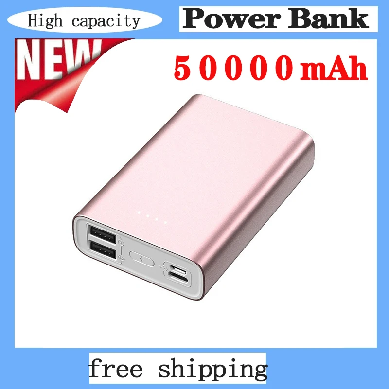 50000mah Portable Powerbank Power Bank Fast Charging Double USB External Battery Charger For iPhone13 Xiaomi11 Samsung Powerbank
50000mah Portable Powerbank Power Bank Fast Charging Double USB External Battery Charger For iPhone13 Xiaomi11 Samsung Powerbank