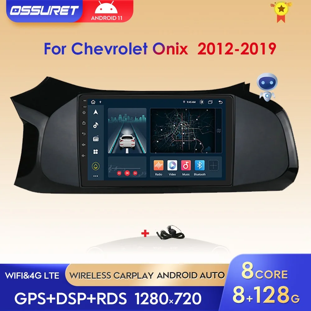 Автомагнитола 2 Din, 9 дюймов, Android 10, мультимедийный плеер для Chevrolet Onix 2012-2019, Wi-Fi, GPS-навигация, беспроводная стереосистема CarPlay
Автомагнитола 2 Din, 9 дюймов, Android 10, мультимедийный плеер для Chevrolet Onix 2012-2019, Wi-Fi, GPS-навигация, беспроводная стереосистема CarPlay