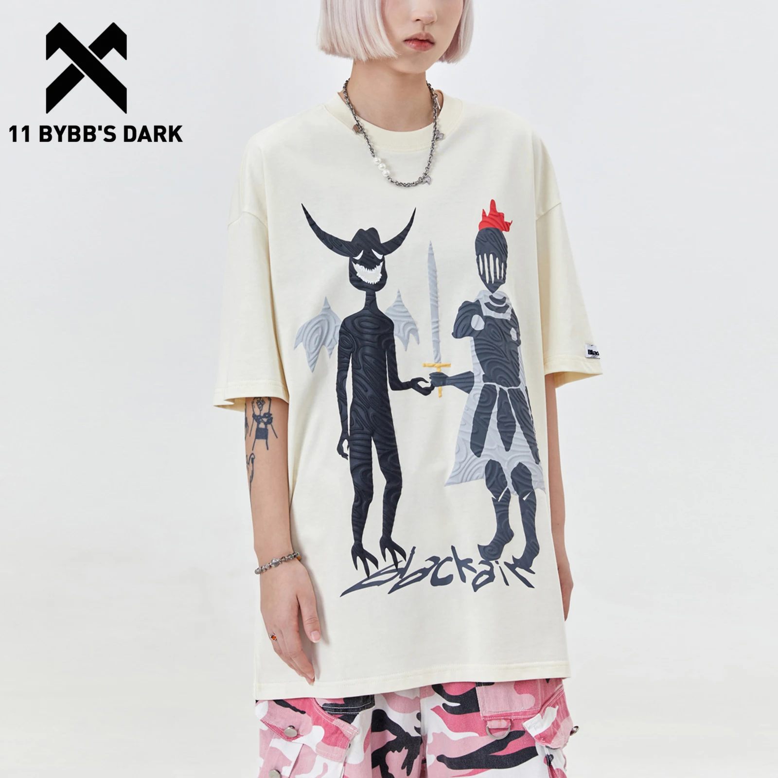 11 BYBB'S DARK High Street Short Sleeves 2023 New Design Loose Washed Tee Summer Outdoor Casual T-shirt Men Women Harajuku Tees 
11 BYBB'S DARK High Street Short Sleeves 2023 New Design Loose Washed Tee Summer Outdoor Casual T-shirt Men Women Harajuku Tees
