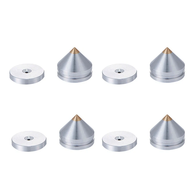 8Set Hifi Audio Foot Spikes Cone Floor Foot Nail Aluminum Alloy Speaker DAC CD Cabinet Power Amplifier Computer(Silver)
8Set Hifi Audio Foot Spikes Cone Floor Foot Nail Aluminum Alloy Speaker DAC CD Cabinet Power Amplifier Computer(Silver)