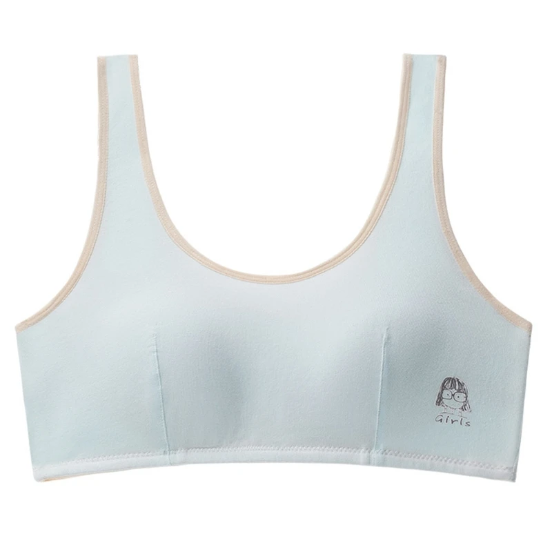Cotton Puberty Girls Bra Wire Free Teenager Training Bra with Pad Vest Breathable Underwear Lingerie Undies
Cotton Puberty Girls Bra Wire Free Teenager Training Bra with Pad Vest Breathable Underwear Lingerie Undies