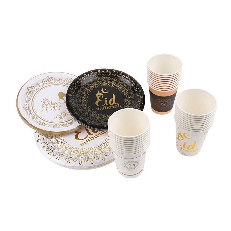 Eid Mubarak Marble Pattern Disposable Tableware Paper Plate Cup Banner Ramadan Kareem Decoration Islamic Muslim Supplies
Eid Mubarak Marble Pattern Disposable Tableware Paper Plate Cup Banner Ramadan Kareem Decoration Islamic Muslim Supplies