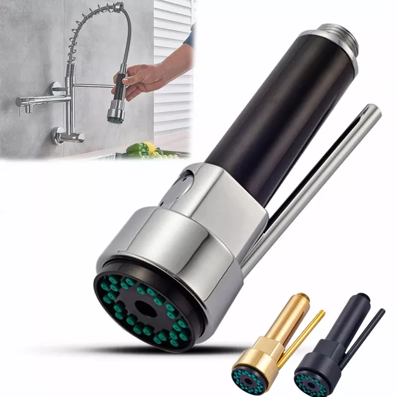 NEW2022 Chrome Spring Pull Down Kitchen Faucet Spout Handheld Sprayer Head High pressure nozzle for kitchen Mixer Faucet
NEW2022 Chrome Spring Pull Down Kitchen Faucet Spout Handheld Sprayer Head High pressure nozzle for kitchen Mixer Faucet