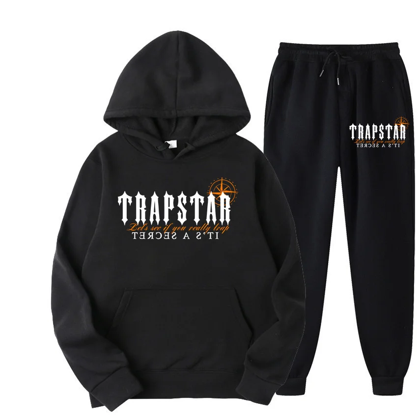 Autumn TRAPSTAR Brand Printed Sportswear Men 18 Colors Warm Two Pieces Set Loose Hoodie Sweatshirt + Pants Set Hoodie Jogging
Autumn TRAPSTAR Brand Printed Sportswear Men 18 Colors Warm Two Pieces Set Loose Hoodie Sweatshirt + Pants Set Hoodie Jogging