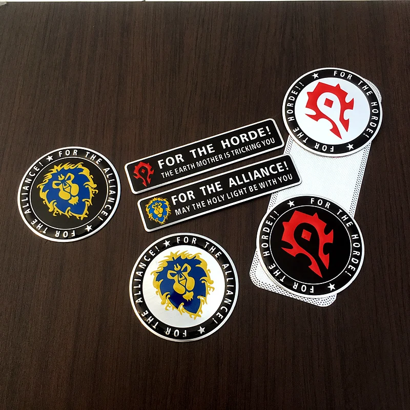 Car Styling WOW World of Warcraft 3D Metal Aluminium Alloy Emblem Badge Motorbikes Trunk Sticker Body Patch Decal Auto Accessory
Car Styling WOW World of Warcraft 3D Metal Aluminium Alloy Emblem Badge Motorbikes Trunk Sticker Body Patch Decal Auto Accessory