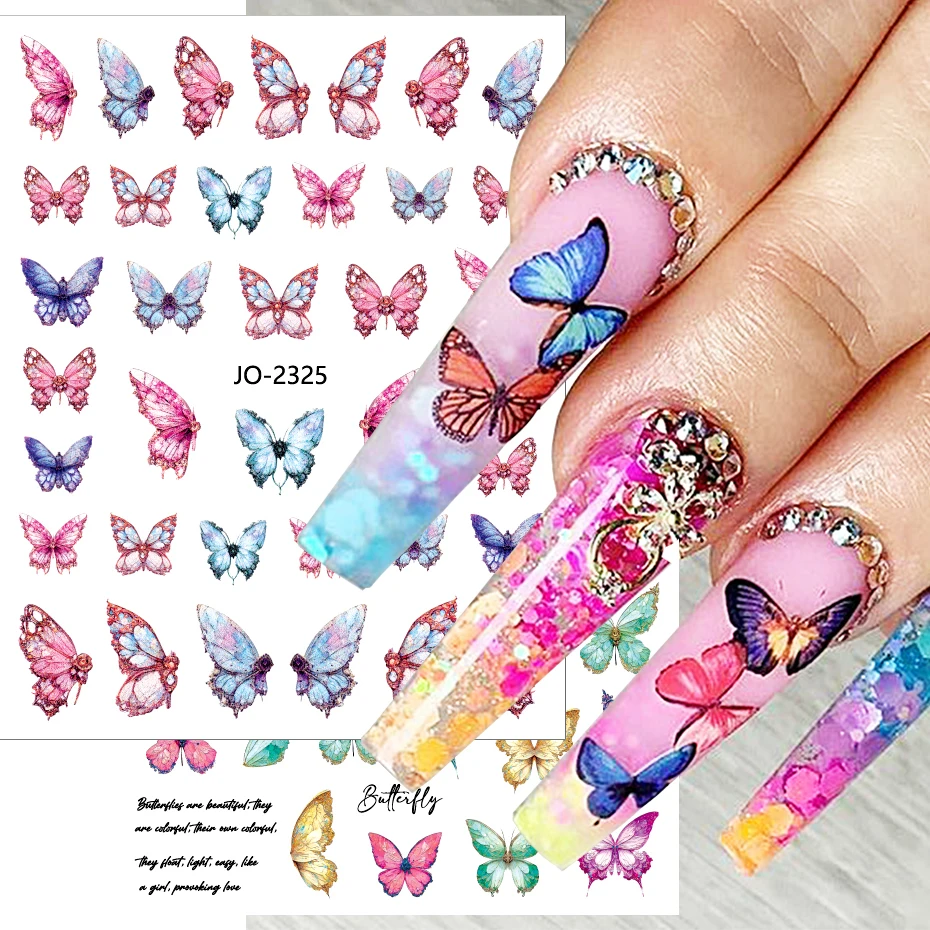 Butterfly 3D Nail Stickers Spring Summer Theme Pearlescent Self-Adhesive Decals Slider Colorful Butterfly Manicure Decorations #
Butterfly 3D Nail Stickers Spring Summer Theme Pearlescent Self-Adhesive Decals Slider Colorful Butterfly Manicure Decorations #