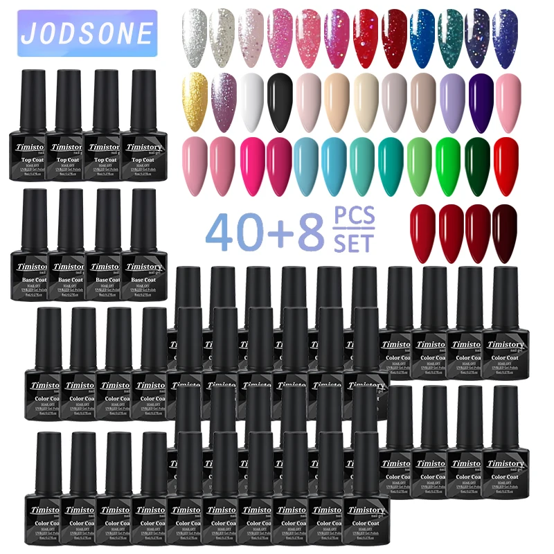 40/30/20/10PCS Color Gel Nail Polish Set 8ml Gel Semi Permanent Varnishes Base Top Coat Soak Off Nail Professional Nail Art Tool 
40/30/20/10PCS Color Gel Nail Polish Set 8ml Gel Semi Permanent Varnishes Base Top Coat Soak Off Nail Professional Nail Art Tool