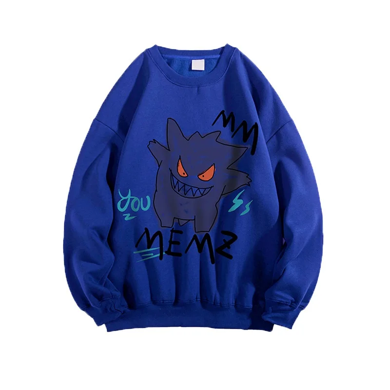 Свитшот мужской с круглым вырезом и принтом, Модный пуловер свободного покроя в Корейском стиле, повседневный спортивный костюм в стиле Харадзюку для пар
Свитшот мужской с круглым вырезом и принтом, Модный пуловер свободного покроя в Корейском стиле, повседневный спортивный костюм в стиле Харадзюку для пар