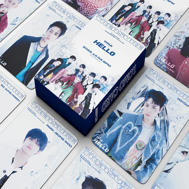 55Pcs/Set Kpop Treasure HELLO LOMO Card High quality INS Exquisite Photocard for fans collection Cards Gift
55Pcs/Set Kpop Treasure HELLO LOMO Card High quality INS Exquisite Photocard for fans collection Cards Gift