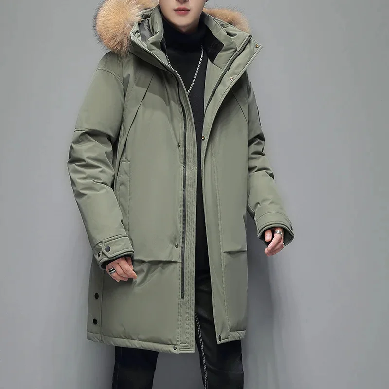 Новое поступление, модная большая зимняя повседневная куртка Suepr на белом утином пуху, Мужская теплая зимняя шапка с меховым воротником, размер M, L, XL, 2XL, 3XL
Новое поступление, модная большая зимняя повседневная куртка Suepr на белом утином пуху, Мужская теплая зимняя шапка с меховым воротником, размер M, L, XL, 2XL, 3XL